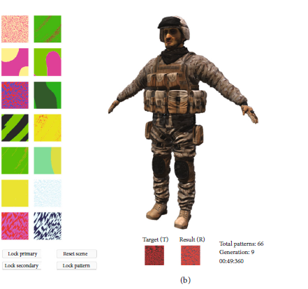 Evolving Camouflages: A User-Centric AI Approach for Game Aesthetics