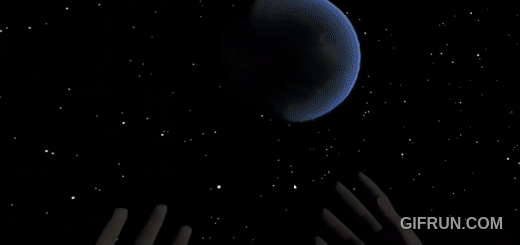 We Are in Space gameplay showing a student exploring the solar system in VR